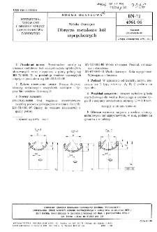 Wózki dziecięce - Obręcze metalowe kół szprychowych BN-72/4961-06