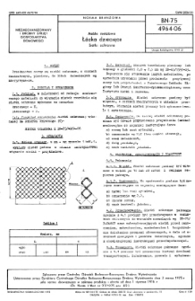 Meble metalowe - Łóżka dziecięce - Siatki ochronne BN-75/4964-06