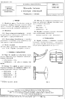 Wieszaki hakowe z tworzyw sztucznych - Wymagania i badania BN-73/4988-01