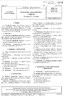 Łańcuchy gospodarskie i osprzęt - Wymagania i badania BN-74/5027-01