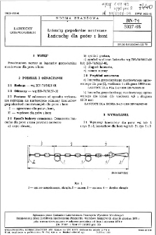 Łańcuchy gospodarskie montowane - Łańcuchy dla psów i koni BN-74/5027-08