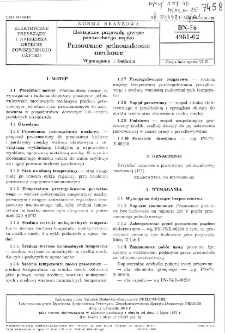 Elektryczne przyrządy grzejne powszechnego użytku - Prasownice jednowalcowe nieckowe - Wymagania i badania BN-76/4981-02