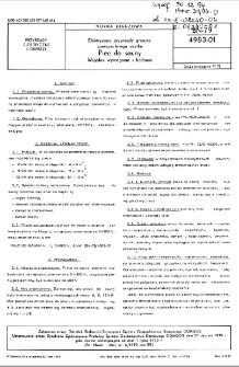 Elektryczne przyrządy grzejne powszechnego użytku - Piec do sauny - Wspólne wymagania i badania BN- 79/4983-01