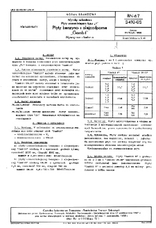 Wyroby azbestowe - Płyty uszczelniające typu „lt" - Płyty benzyno-i olejoodporne - „Gambit" - Wymagania i badania BN-67/5410-05