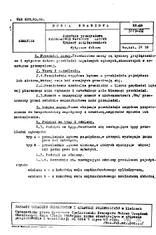 Armatura przemysłowa - Przekładnie napędowe kątowe - Wymiary przyłączeniowe - Wytyczne doboru BN-68/5229-02