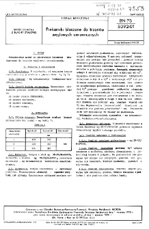 Piekarniki blaszane do trzonów węglowych ceramicznych BN-75/5092-01