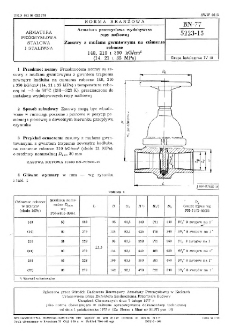 Armatura przemysłowa wydobywcza ropy naftowej - Zasuwy z mufami gwintowymi na ciśnienie robocze 140, 210 i 350 kG/cm2 (14, 21 i 35 MPa) BN-77/5223-15