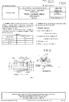 Górnicze napędy i sterowania hydrauliczne - Wtyki i gniazda złączy wtykowych - Wymiary BN-79/5283-01