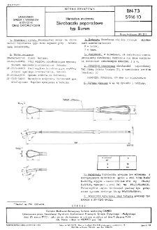 Narzędzia medyczne - Skrobaczki poporodowe typ Bumm BN-73/5916-10
