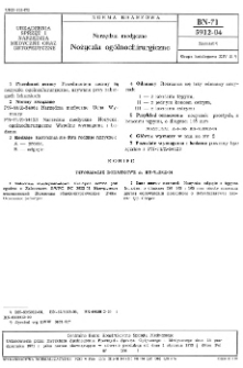 Narzędzia medyczne - Nożyczki ogólnochirurgiczne BN-71/5912-04