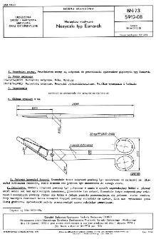 Narzędzia medyczne - Nożyczki typ Esmarch BN-73/5912-08