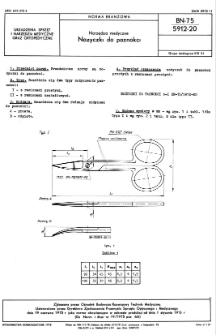 Narzędzia medyczne - Nożyczki do paznokci BN-75/5912-20