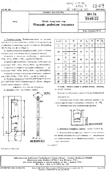 Układy dźwigniowe wag - Wieszaki podwójne krzyżowe BN-76-5548/22