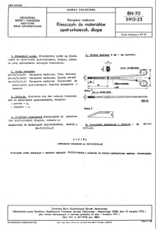 Narzędzia medyczne - Kleszczyki do materiałów opatrunkowych, długie BN-70/5913-23