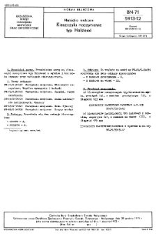 Narzędzia medyczne - Kleszczyki naczyniowe typ Halstead BN-71/5913-12