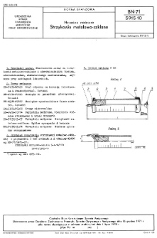 Narzędzia medyczne - Strzykawki metalowo-szklane BN-71/5915-10