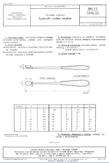 Narzędzia medyczne - Łyżeczki kostne owalne BN-72/5916-06