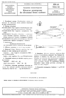 Narzędzia stomatologiczne - Kleszcze protetyczne do obcinania drutu czołowe BN-68/5926-08