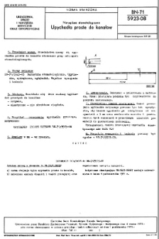Narzędzia stomatologiczne - Upychadła proste do kanał&oacute;w BN-71/5923-08