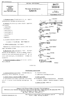 Narzędzia stomatologiczne - Zgłębniki BN-77/5923-10