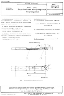 Protezy i aparaty - Szyny biodrowe jednoprzegubowe i dwuprzegubowe BN-77/5993-30