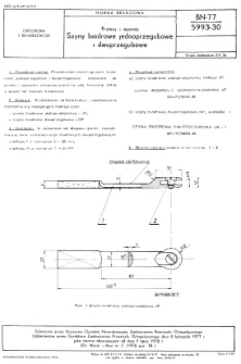 Protezy i aparaty - Szyny biodrowe jednoprzegubowe i dwuprzegubowe BN-77/5993-30