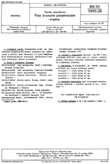 Wyroby ortopedyczne - Pasy brzuszne pooperacyjne - męskie BN-70/5995-28