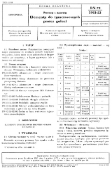 Protezy i aparaty - Elementy do tymczasowych protez goleni BN-72/5993-53