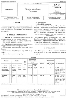 Wyroby ortopedyczne - Dzianina BN-74/5995-24
