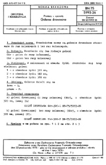 Protezy i aparaty - Golenie drewniane BN-75/5993-26