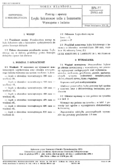 Protezy i aparaty - Lejki kikutowe uda z laminatu - Wymagania i badania BN-77/5993-60