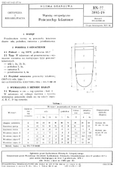 Wyroby ortopedyczne - Pończochy kikutowe BN-77/5995-19