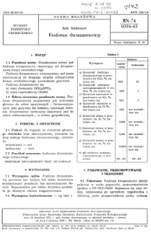 Sole fosforowe - Fosforan dwuamonowy BN-74/6016-43