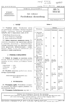 Sole fosforowe - Pirofosforan dwusodowy BN-74/6016-45