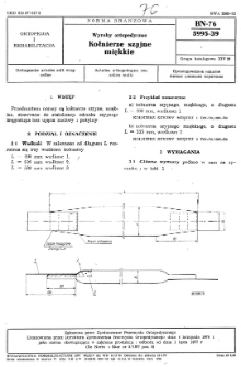 Wyroby ortopedyczne - Kołnierze szyjne miękkie BN-76/5995-39