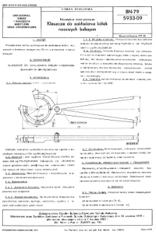 Narzędzia weterynaryine - Kleszcze do zakładania kółek nosowych buhajom BN-79/5933-09