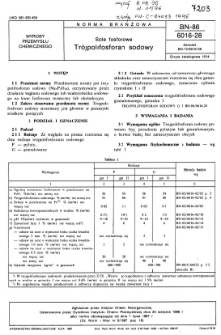 Sole fosforowe - Trójpolifosforan sodowy BN-86/6016-28