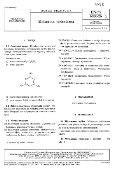 Melamina techniczna BN-73/6026-26