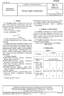 Octan etylu techniczny BN-73/6026-61