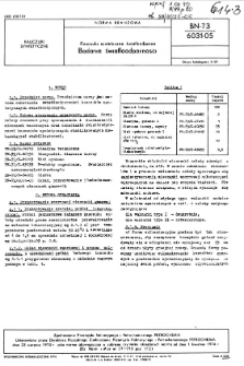 Kauczuki syntetyczne światłoodporne - Badanie światłoodpornosci BN-73/6031-05