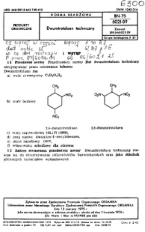 Dwunitrotoluen techniczny BN-75/6021-09
