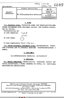 N, N-Dwuetyloanilina techniczna BN-75/6026-17