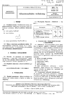 Alfanitronaftalen techniczny BN-76/6026-33