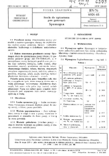 Środki do wytwarzania pian gaśniczych - Spumogen BN-76/6026-48