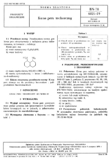 Kwas peri techniczny BN-78/6021-19