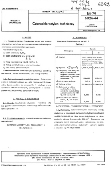 Czterochloroetylen techniczny BN-79/6026-44