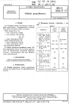 Glikole propylenowe BN-79/6026-75