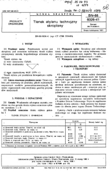 Tlenek etylenu techniczny skroplony BN-88/6026-41