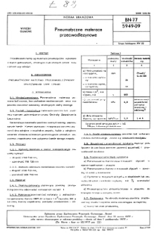 Pneumatyczne materace przeciwodleżynowe BN-77/5949-09