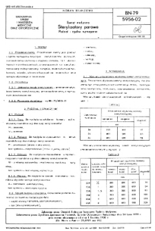 Sprzęt medyczny - Sterylizatory parowe - Podział i ogolne wymagania BN-79/5956-02